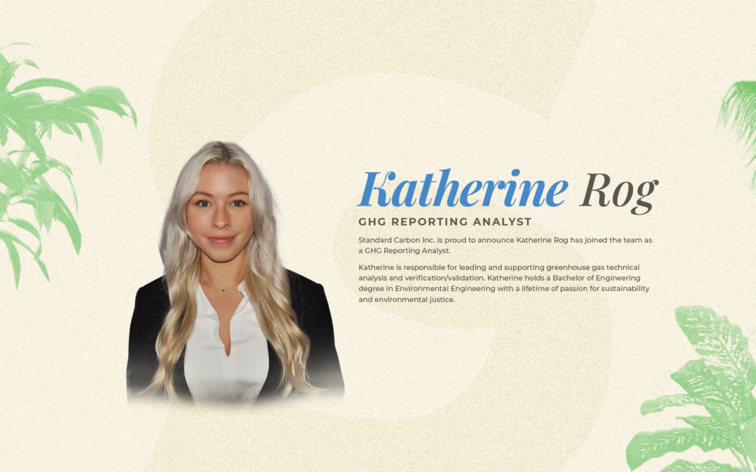 Katherine Rog Joins Standard Carbon Inc.