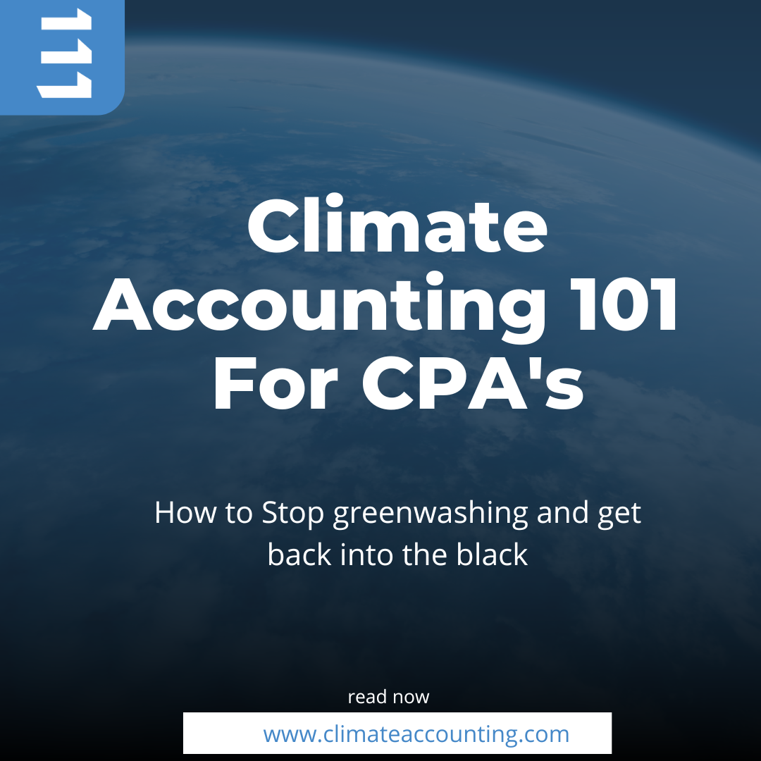 Climate Accounting 101 Climate Accounting 101